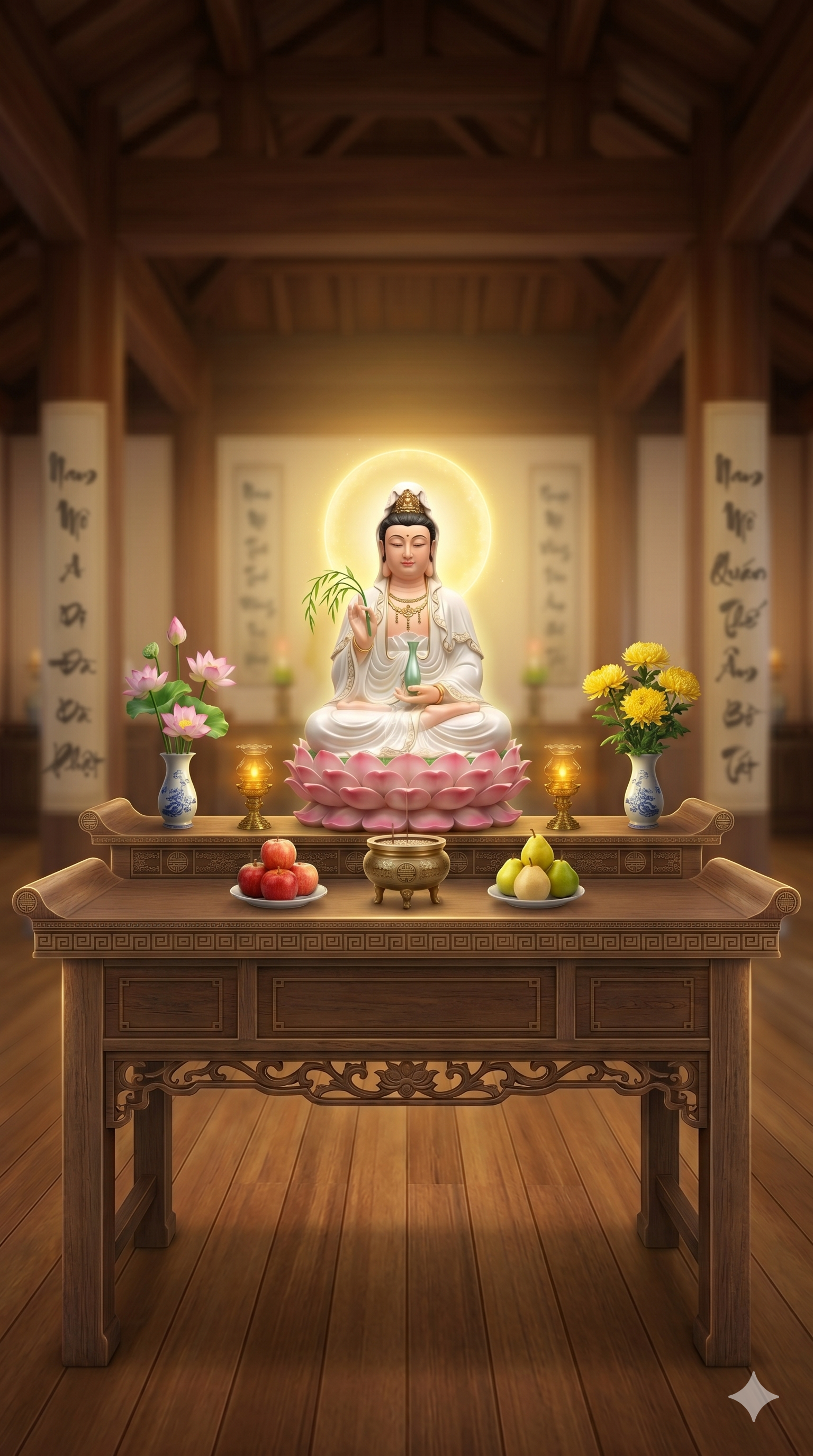 Bàn thờ Đức Bồ Tát Quán Thế Âm